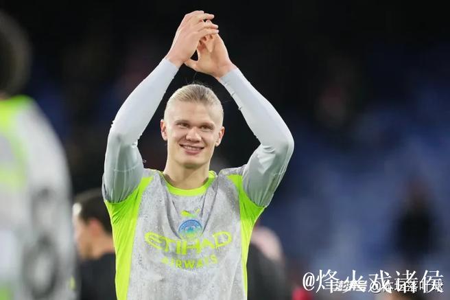 16天5战全胜狂飙！哈兰德4场轰7球，瓜帅神换人激活曼城新核！